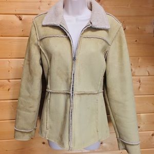 Aeropostale Faux Leather Tan Jacket